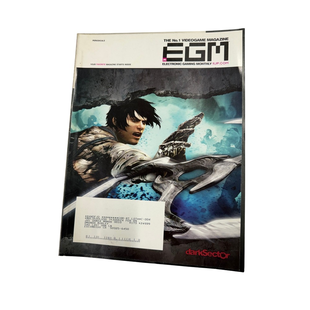 Electronic Gaming Monthly EGM Magazine Feb 2009